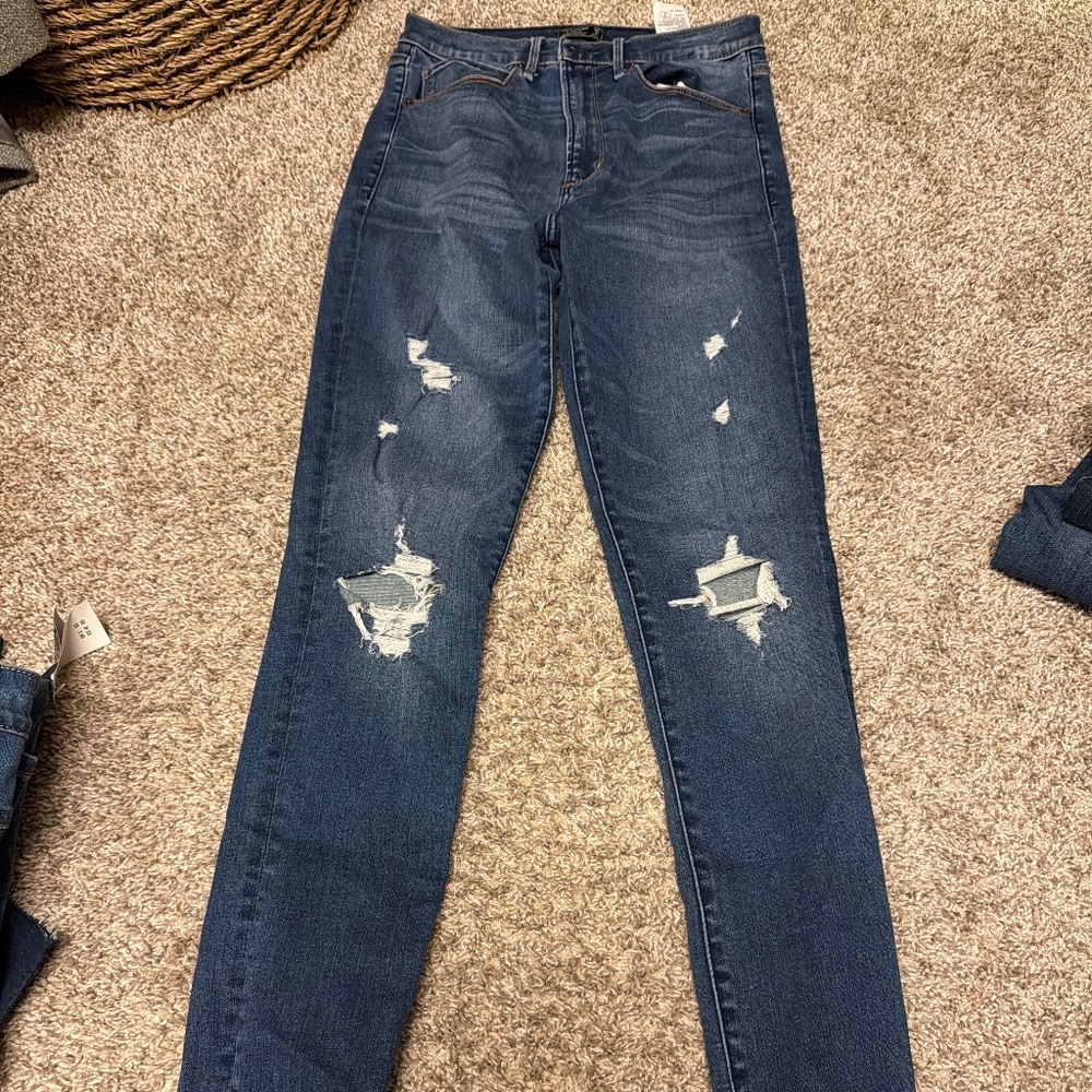 Abercrombie and Fitch jeans 6R ultra high-rise super skinny